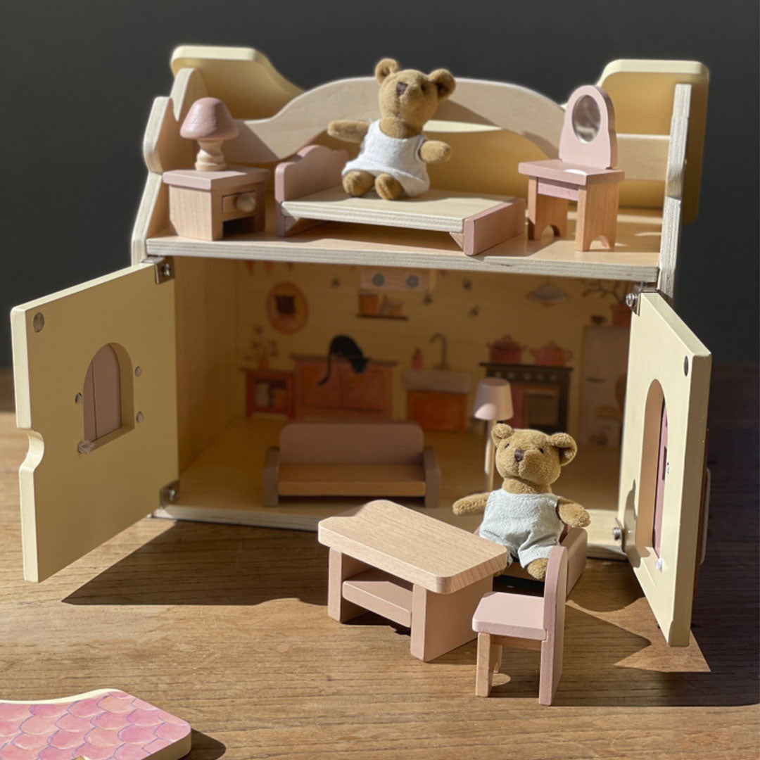 Egmont toys poppenhuis gemeubileerd