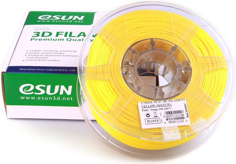 eSUN - PLA+ - 1,75mm - Geel - 1Kg - 3D Print Filament