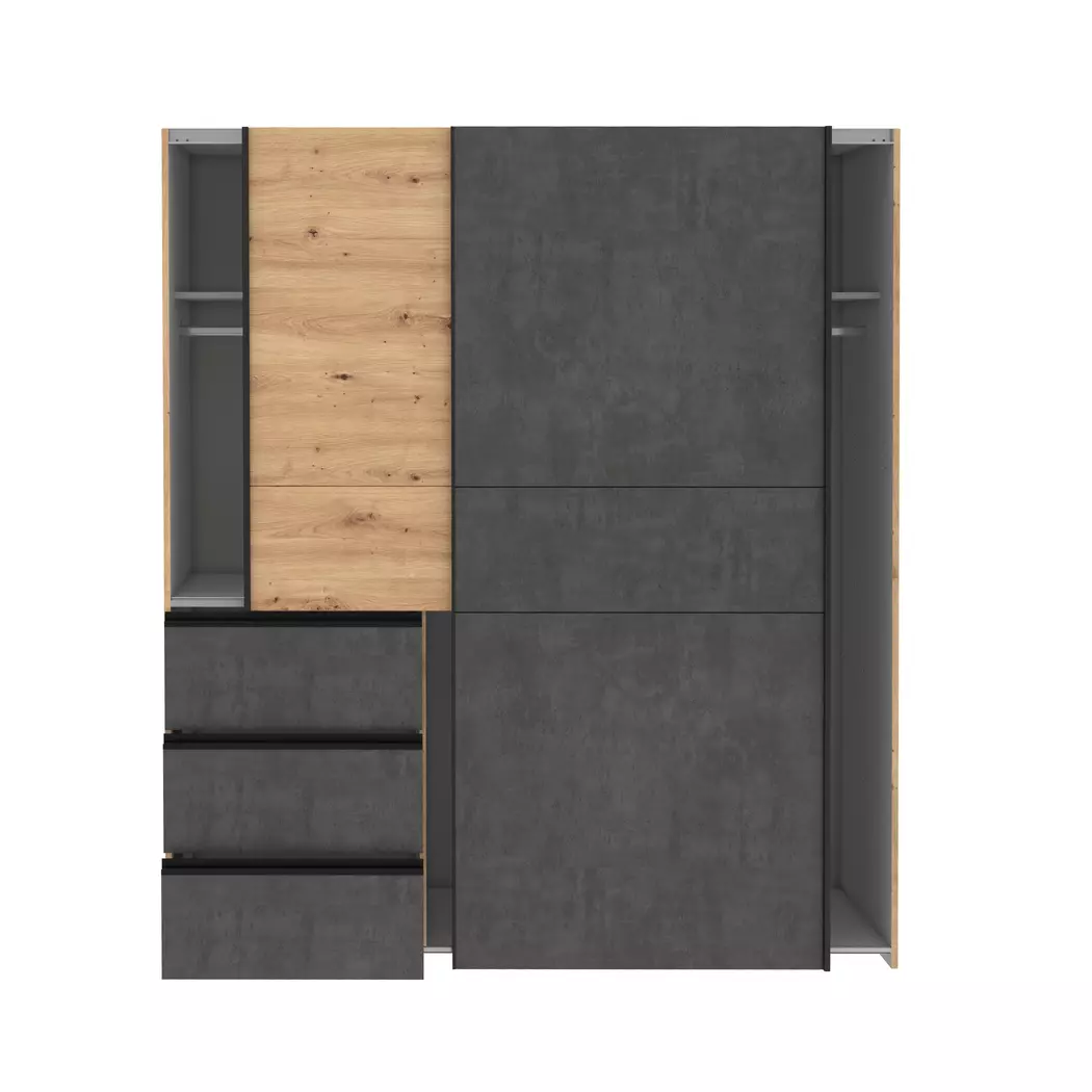 Schwebetürenschrank Winn2 170 x 200 cm
