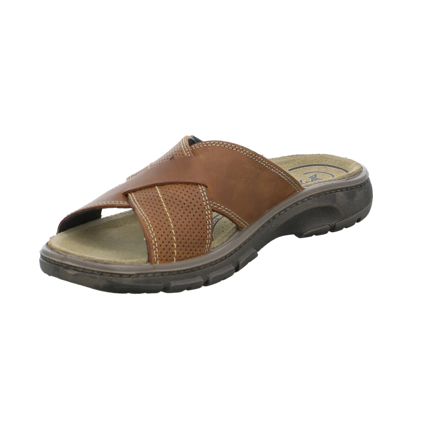 IMAC Offene Schuhe Braun Leder