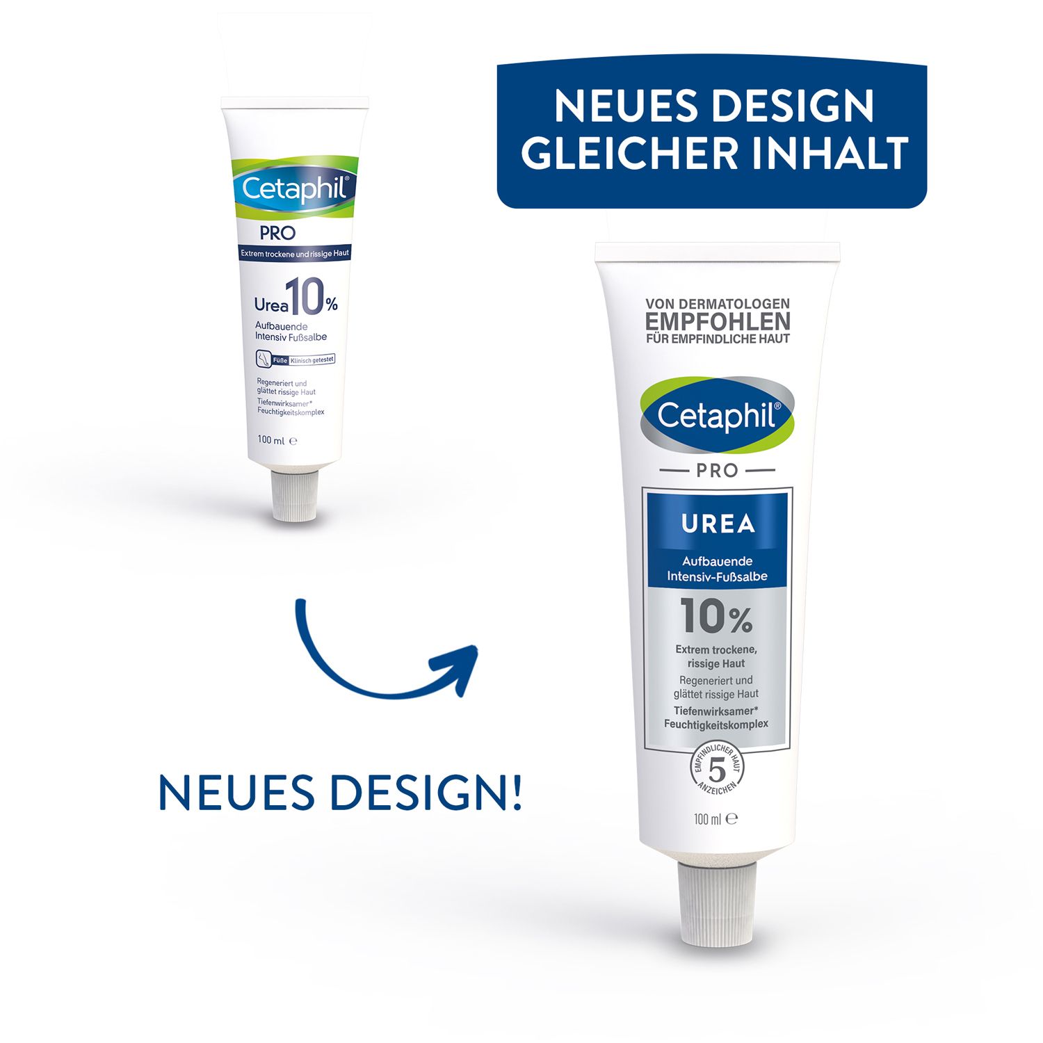 CETAPHIL PRO Urea 10% Aufbauende Intensiv-Fußsalbe für trockene Füße