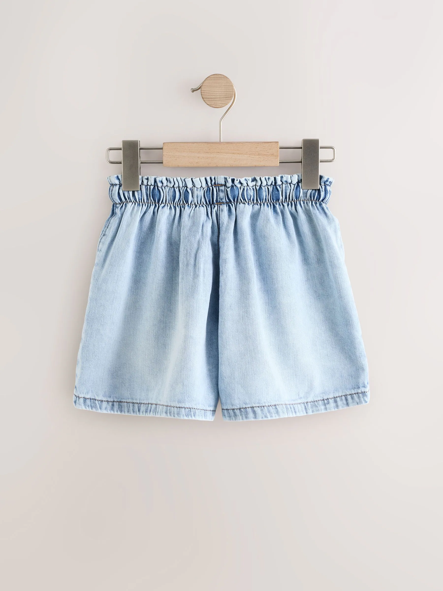 Normaal blauw - 100% katoenen denim shorts verpakking van 2 (3 - 16 jr)