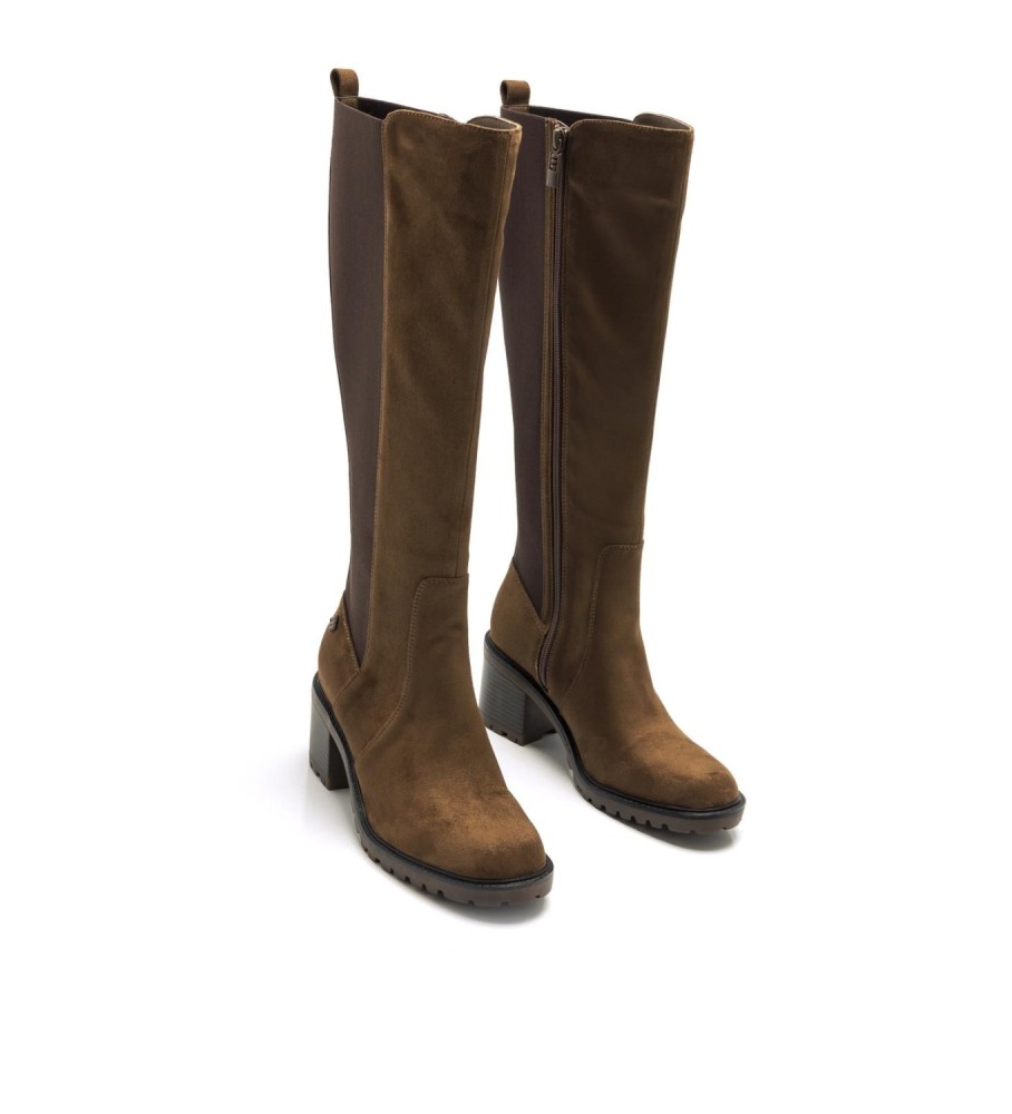 Bota casual Mustang marrom maionese