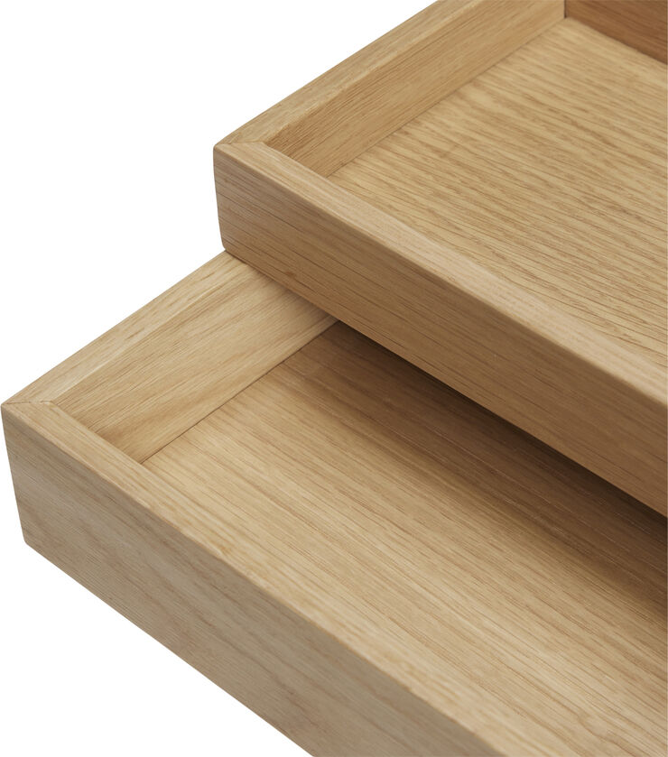 Hübsch Rail Desk Organiser Natural set of 2 Natur