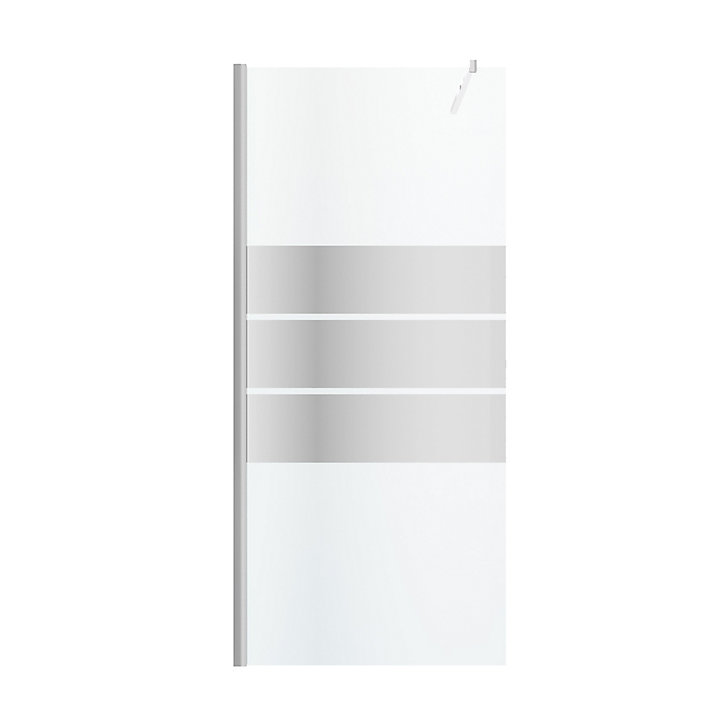 Paroi de douche à l'italienne GoodHome Beloya miroir 90 cm