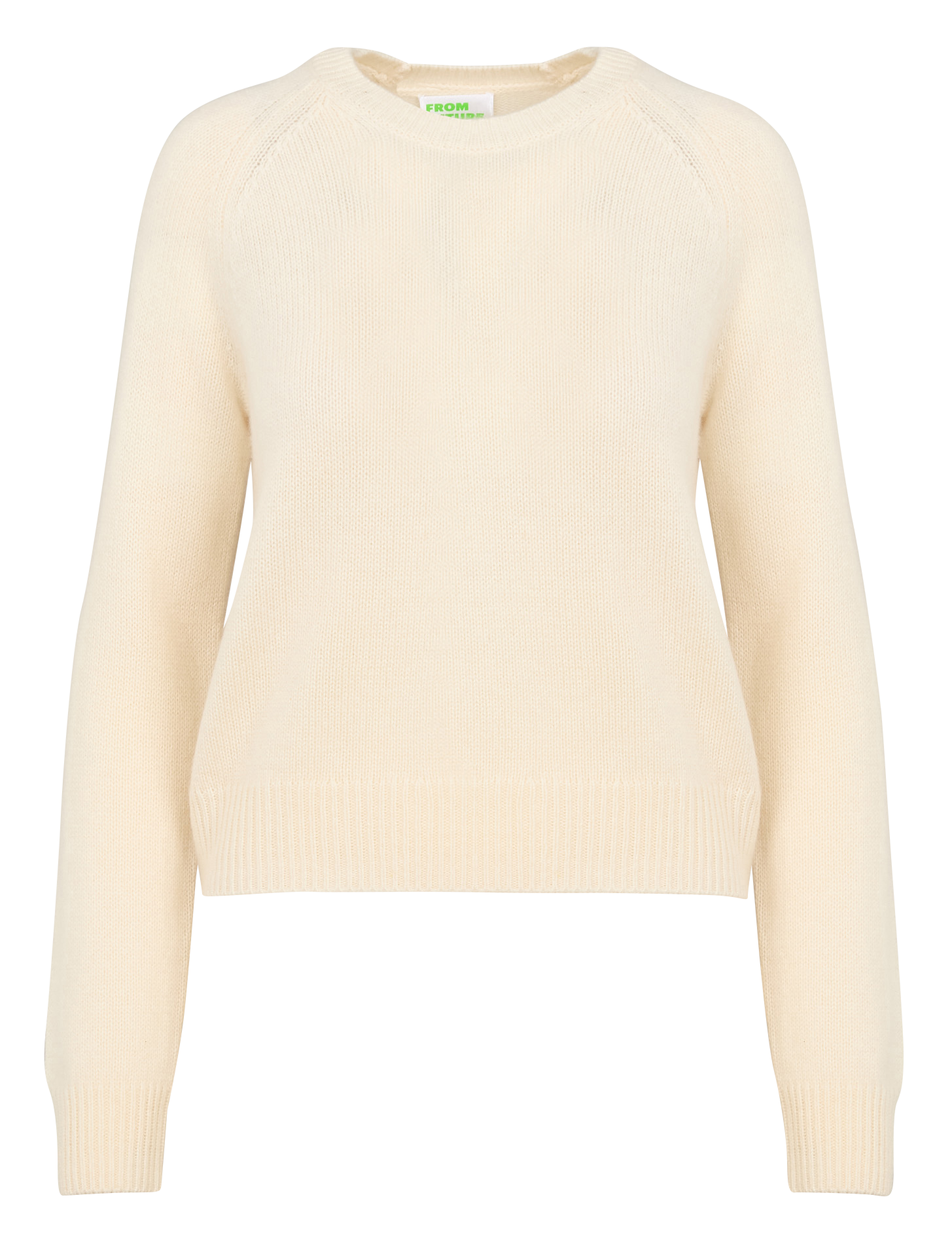 Pull droit en cachemire | Blanc