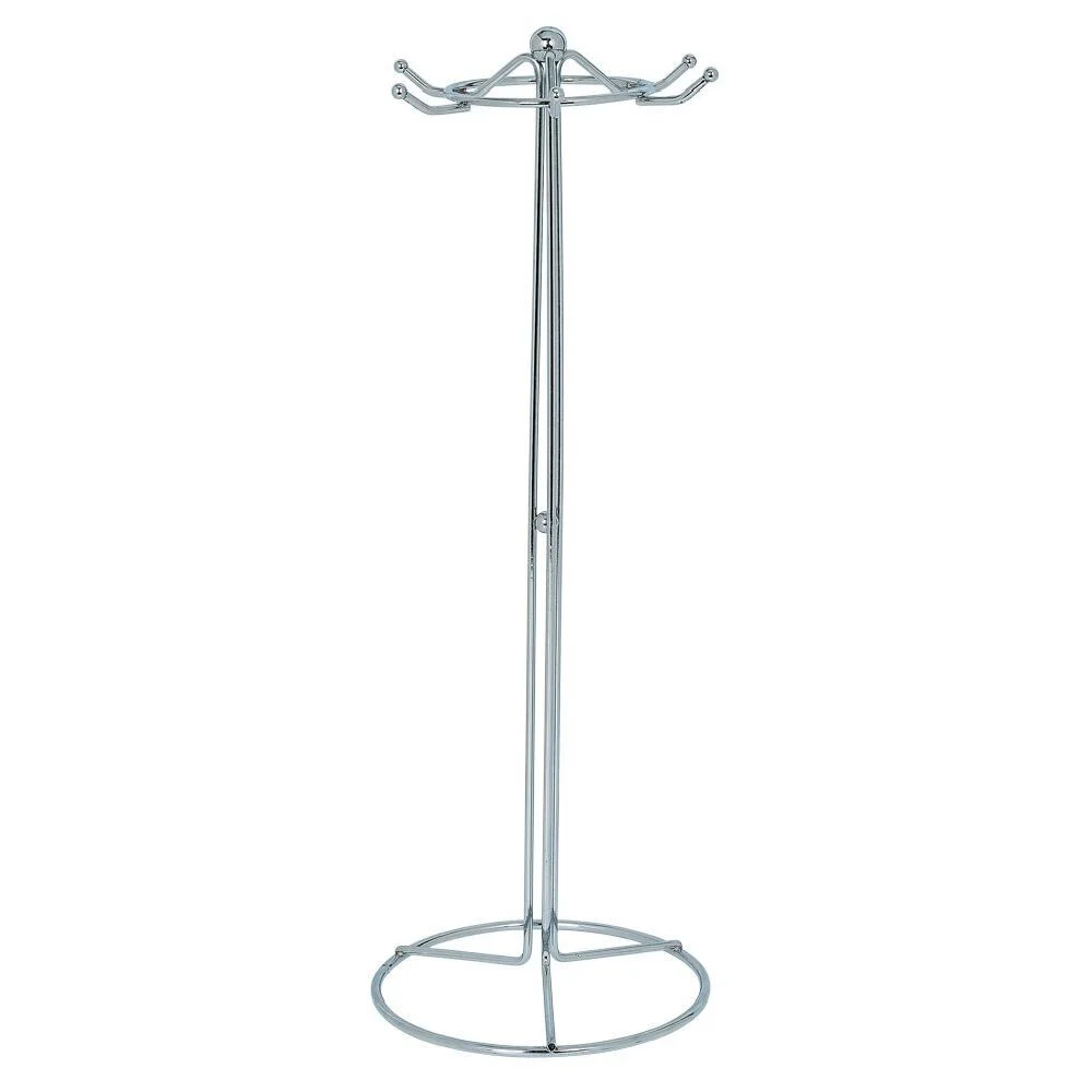 Set de 6 ustensiles de cuisine avec support inox gris Ø16xH40,5cm