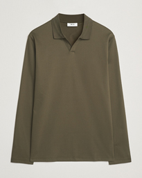 NN07 Paul Long Sleeve Polo White Peppar