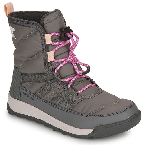 Sorel - YOUTH WHITNEY II SHORT LACE WP - Gris / Rose