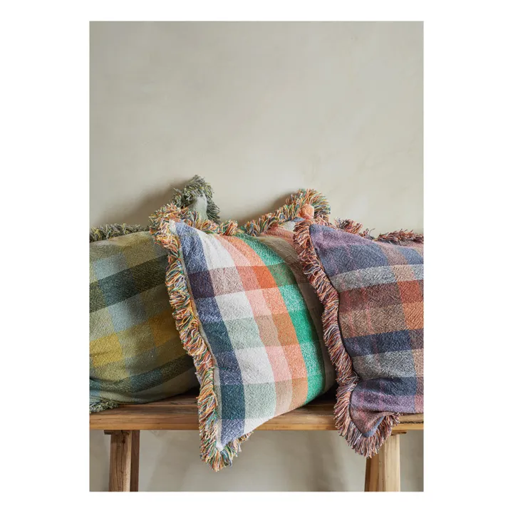 Madam Stoltz Housse de coussin  | Bleu