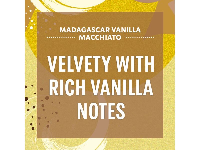Starbucks Kaffeekapseln Madagascar Vanilla Macchiato 6 Port Kaffeekapseln für Nescafé Dolce Gusto Maschinen