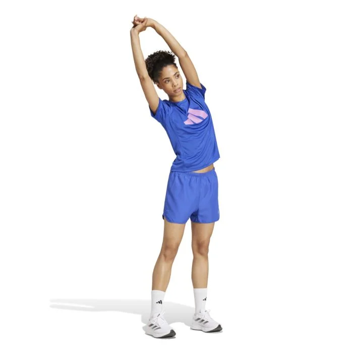adidas Dame T-shirts Run It Tee Lilla