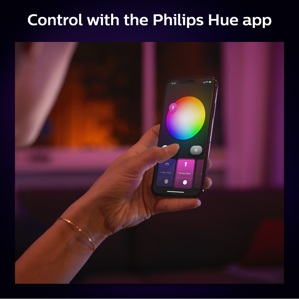 Philips Hue - Xamento M Hue ceiling lamp black