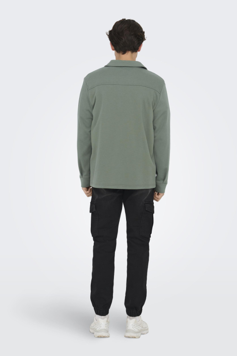 Only & Sons groene heren overhemd