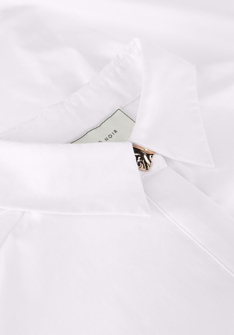 NEO NOIR witte neo noir blouse wisla poplin shirt