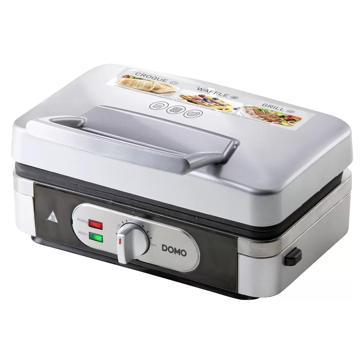 Snack Maker 3-in-1 Domo DO9136C grau,schwarz,silber