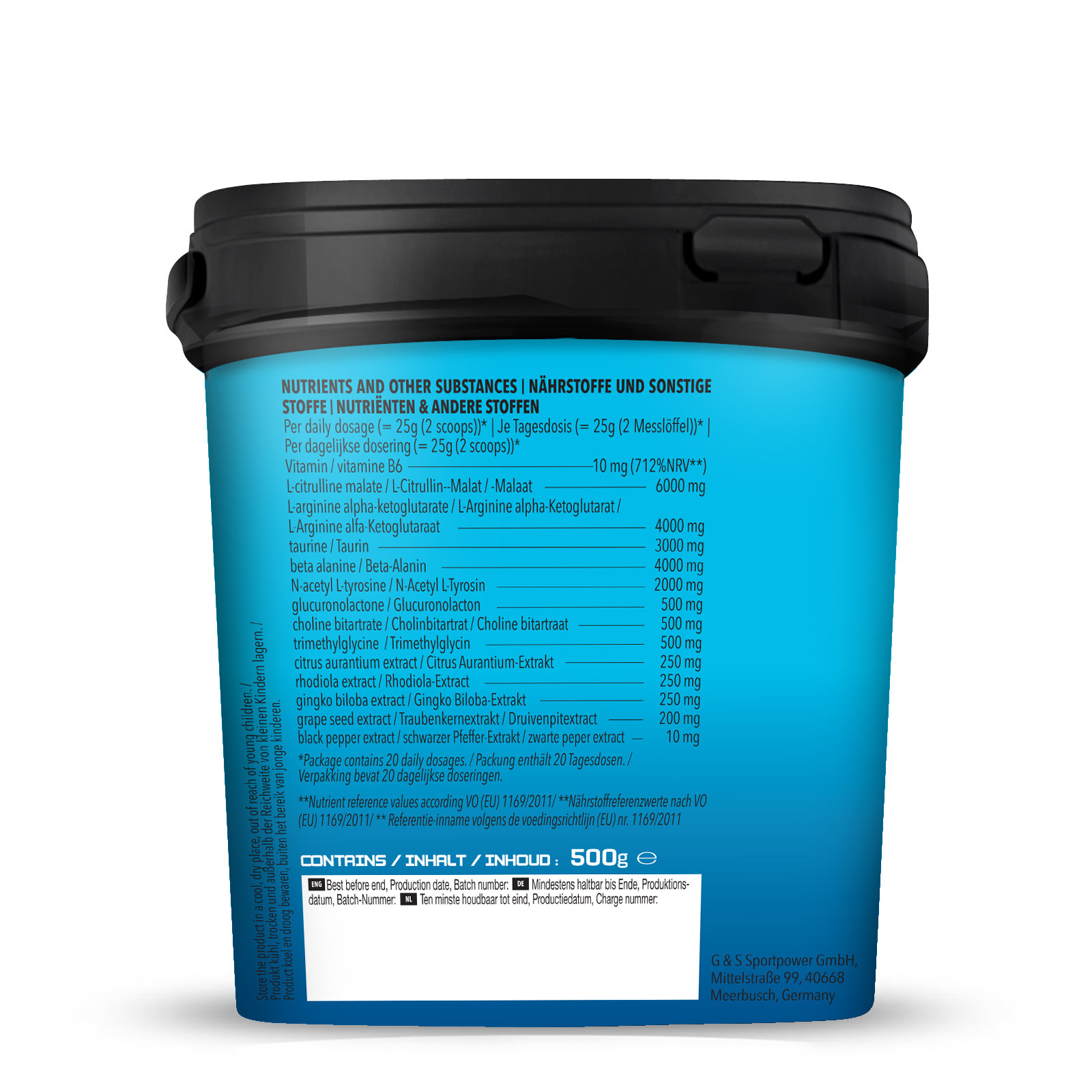 Pre Workout Booster Extreme (500g)