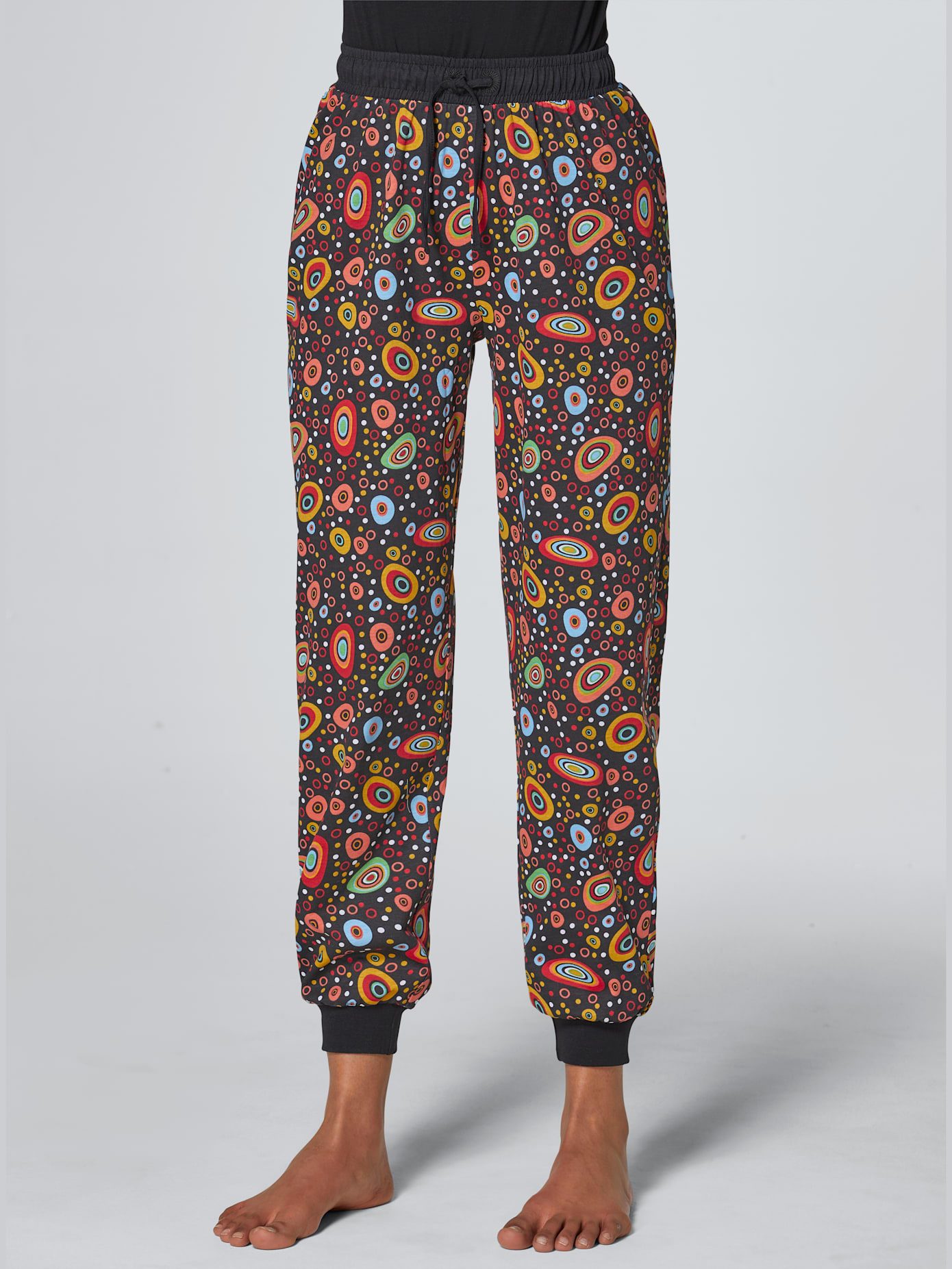 Pyjama-pantalon jersey fin