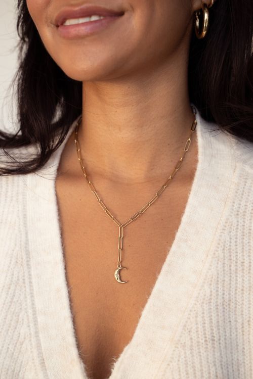 Lange schakelketting met maan
