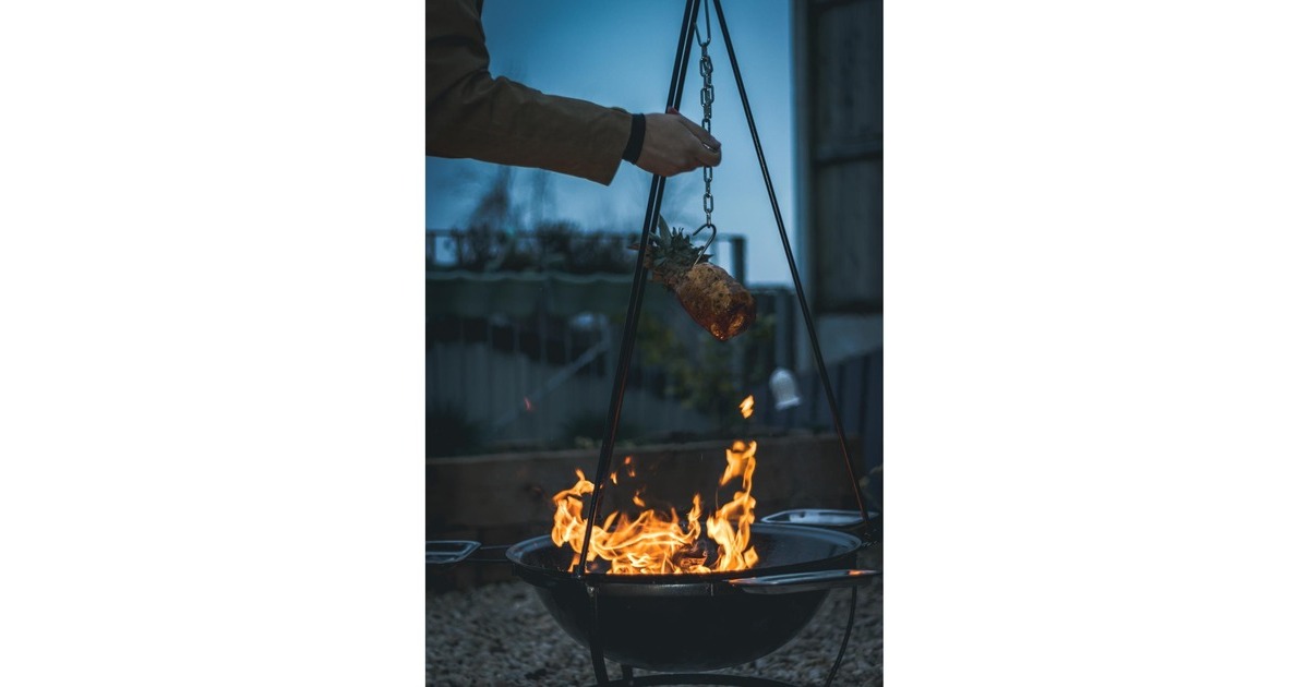 The WindmillKampvuurset barbecue  (Zwart)