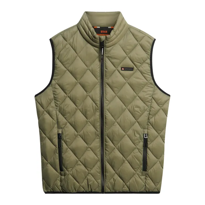 Superdry Diamond Quilt Fuji Lite Bodywarmer Heren