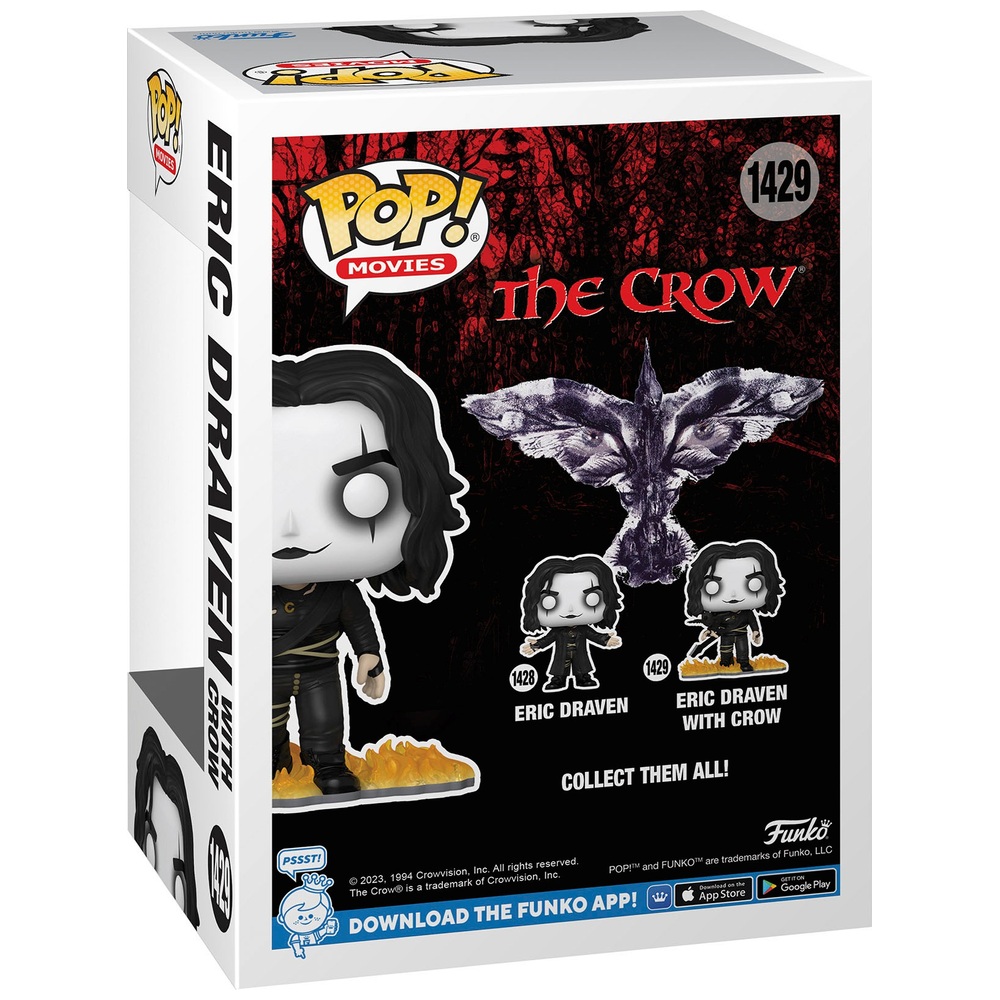POP! Vinyl Movies 1429: The Crow – Eric Draven mit Crow