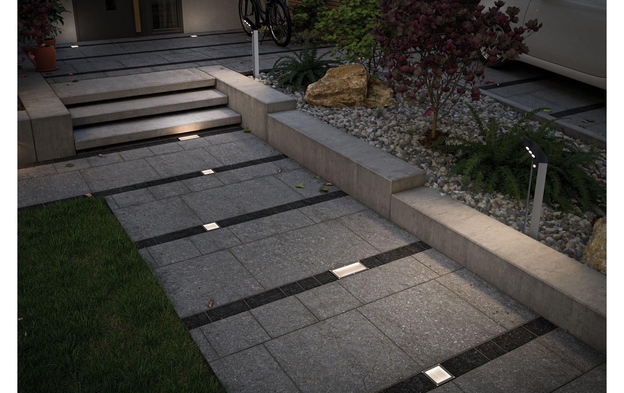Paulmann LED Gartenleuchte »LED Solar Cube« Warmweiss