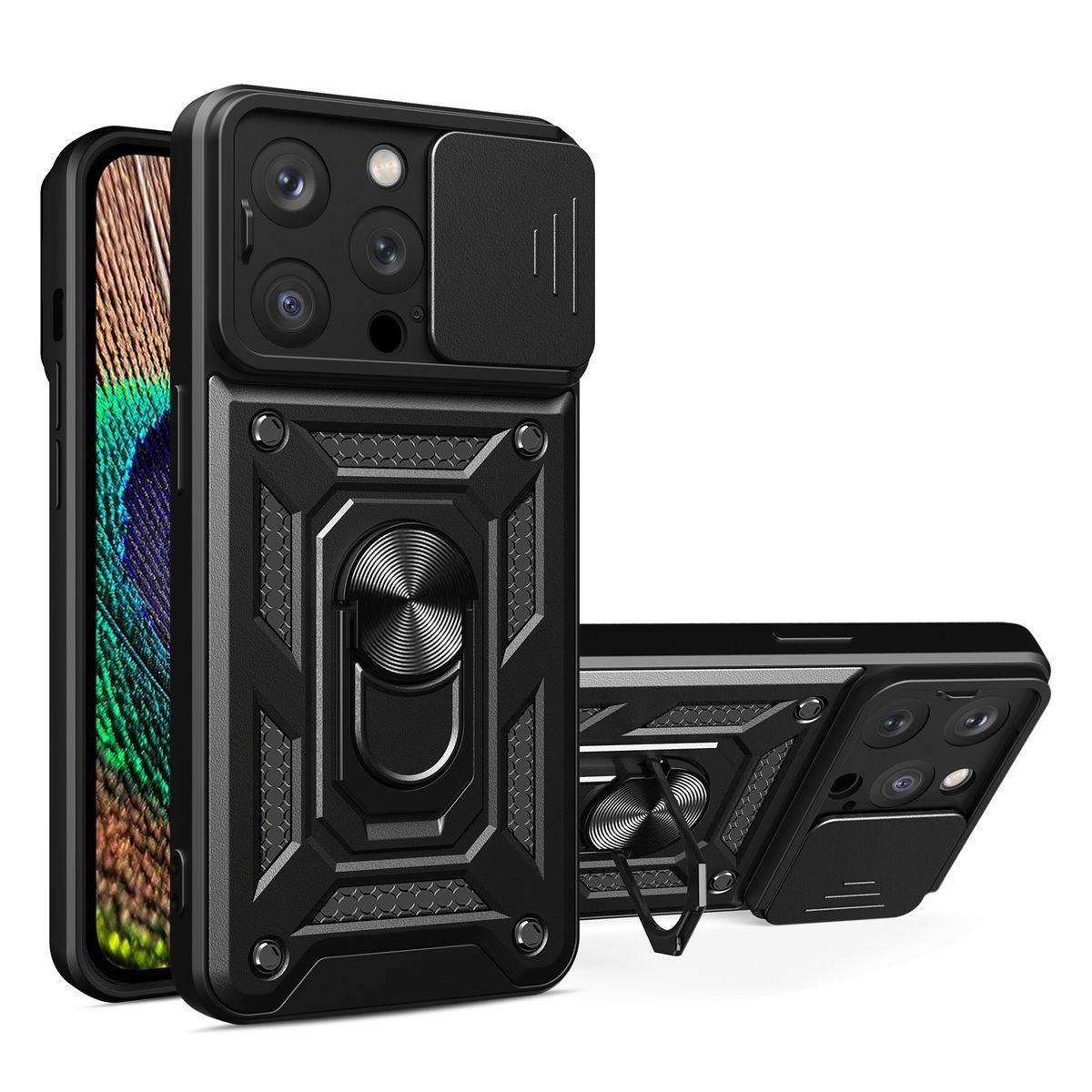 Hülle Handy Schutz für Apple iPhone 15 Pro Case Cover Tasche Bumper Etuis Neu