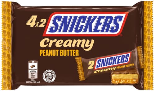 Snickers Creamy Peanut Butter Schokoriegel Multipack
