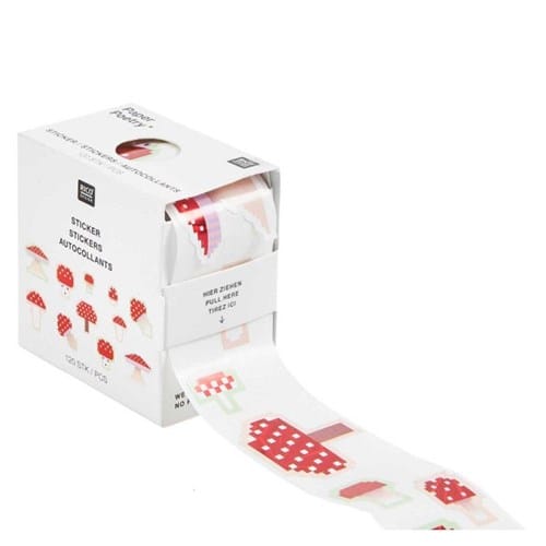 Autocollants rico design rouge