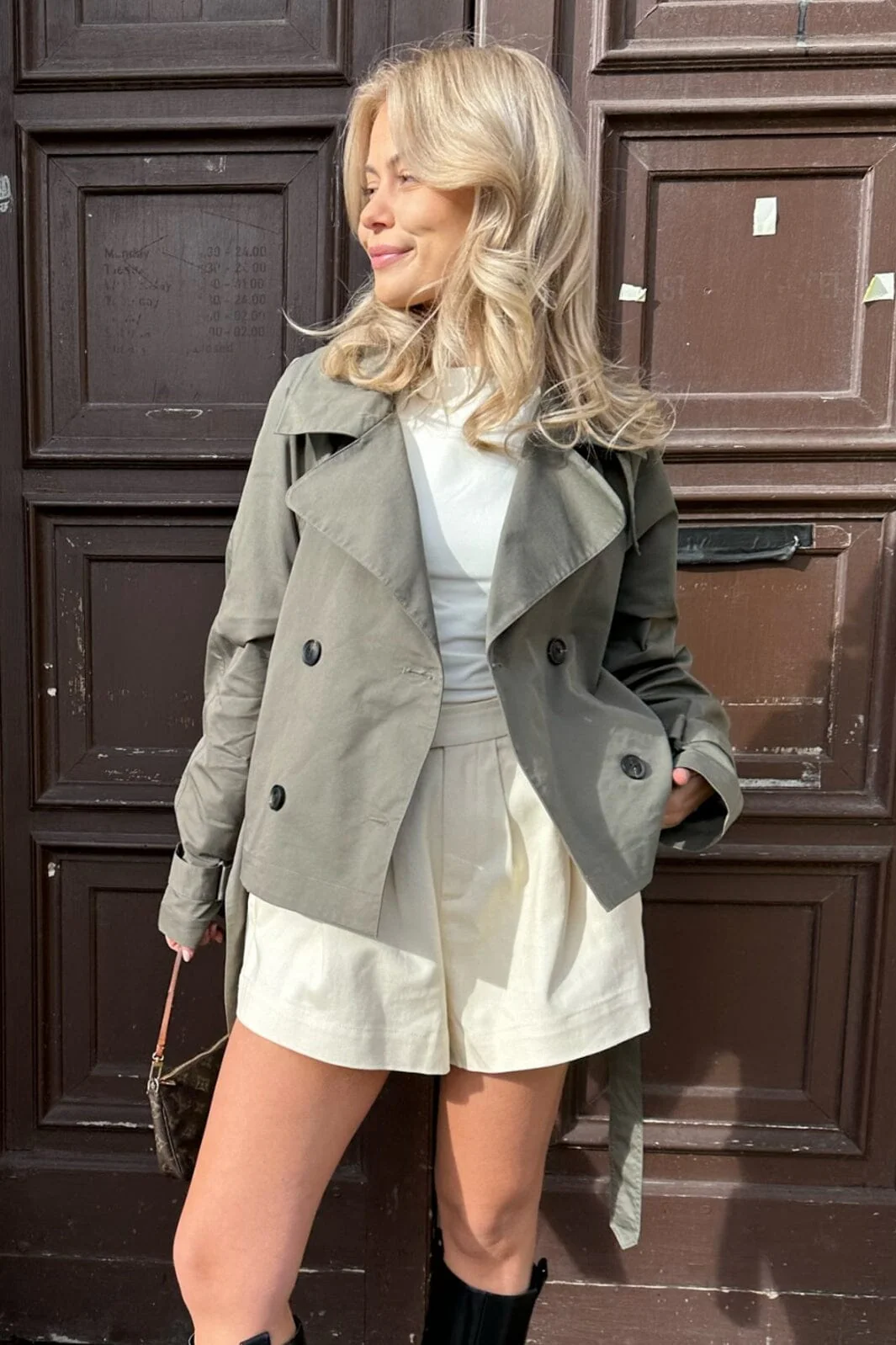 BYIC Almaic Trenchcoat green green