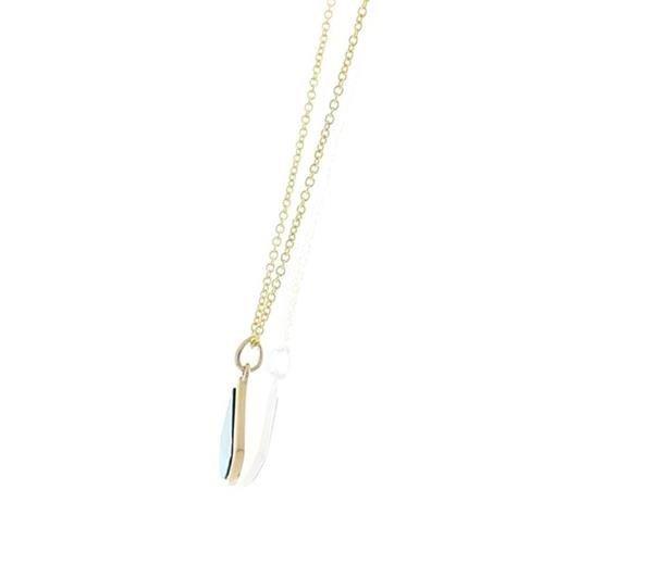 Unique And Co Ladies Unique And Co Sterling,Gold,Malc Pendnt Chain