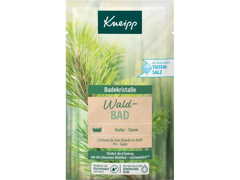 Kneipp Badesalz Waldbad 60 g Natürlicher Badazusatz mit ätherischen Ölen