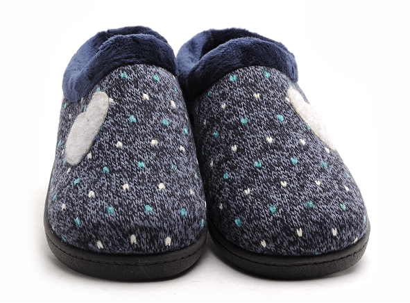Plumaflex roal chaussons femme r12221 bleu