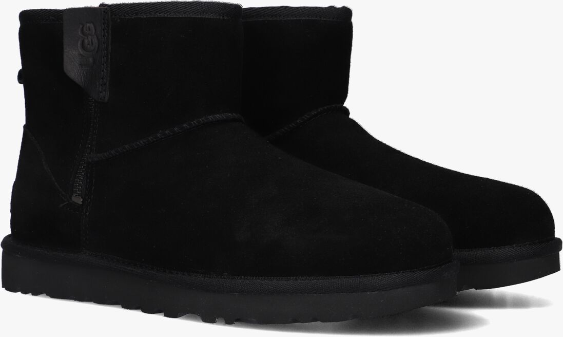 UGG zwarte ugg vachtlaarzen classic mini bailey zip