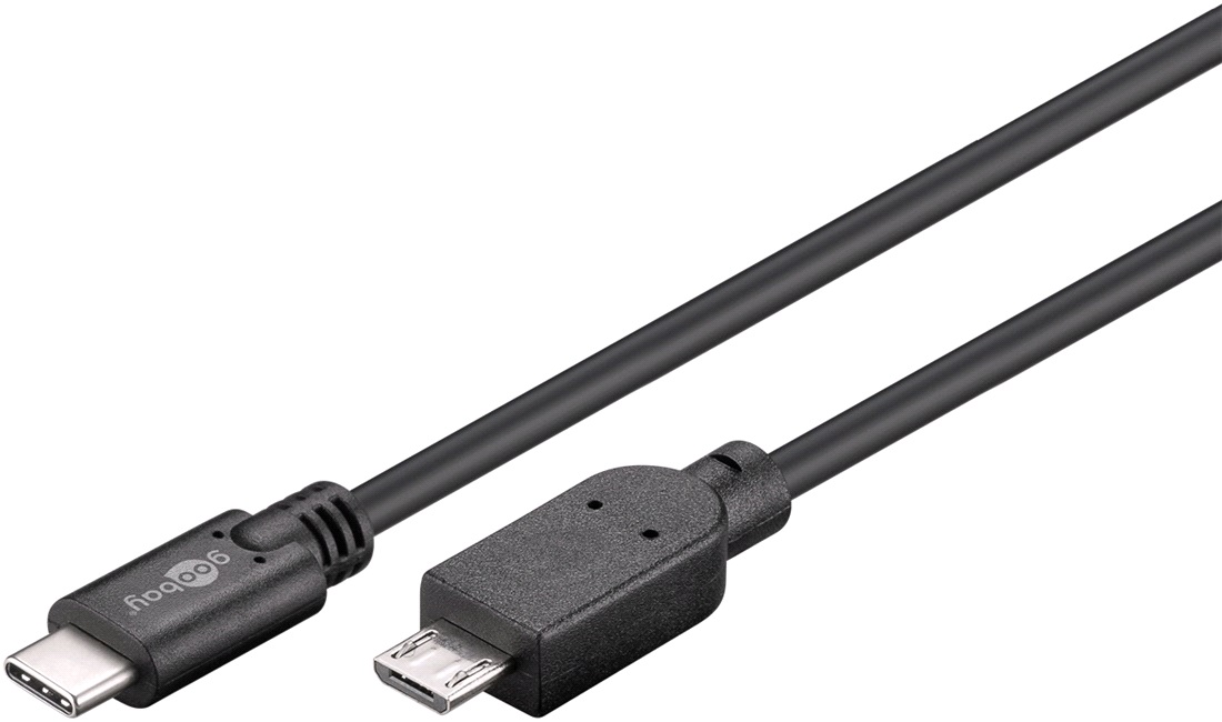 USB-kabel 2.0 1M USB-C til Micro-USB