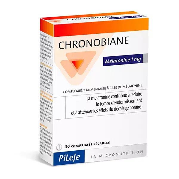 Pileje Chronobiane Melatonine 1mg 30 comprimés