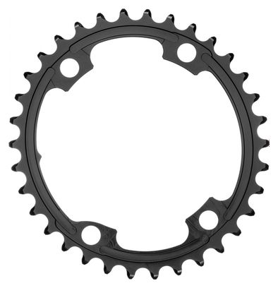 Plateau Ovale AbsoluteBlack Premium Oval Road 110/4 BCD pour Pédaliers Shimano Dura-Ace / Ultegra / 105 10-11V Noir
