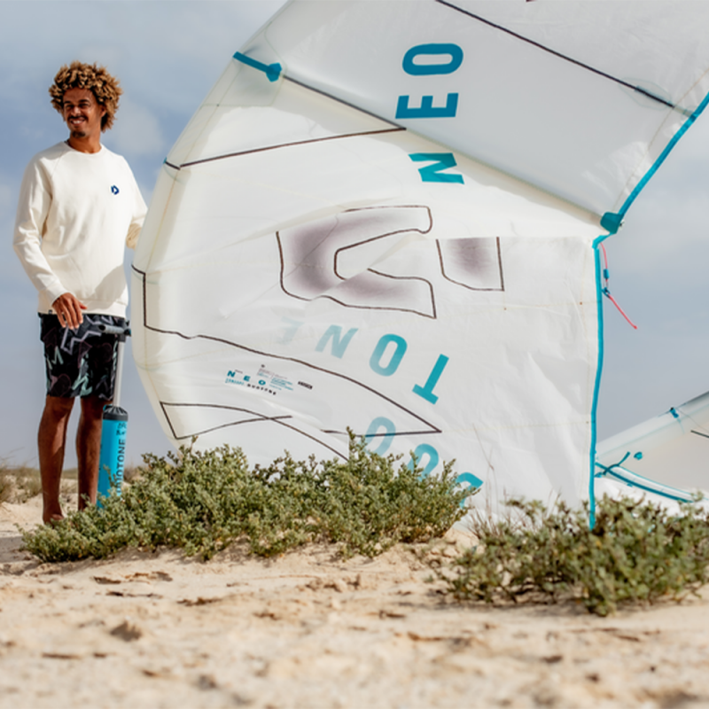 AILE DE KITESURF DUOTONE NEO CONCEPT BLUE 2024 UNDYED/WHITE