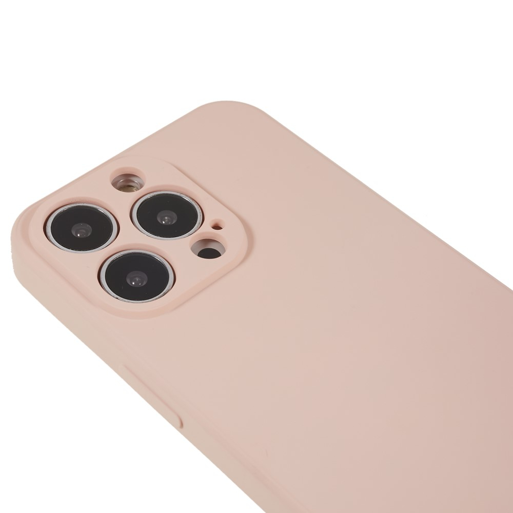 iPhone 13 Pro Gummi Case Hülle mit Kameraschutz - Rosa (Matt)
