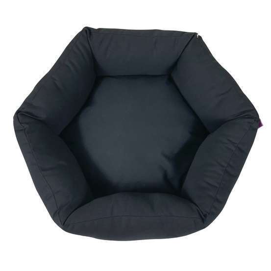 Coussin Hexagonal Small gris foncé