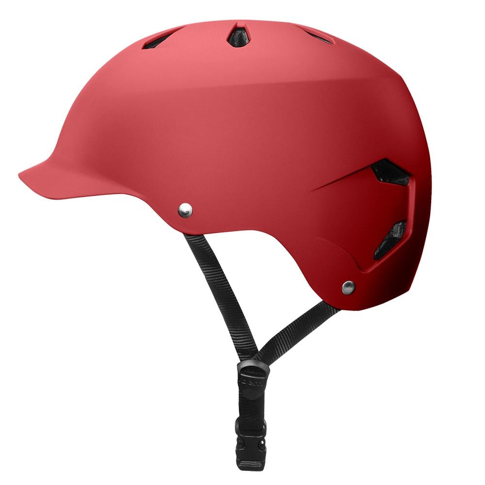 Casque Bern Watts EPS Matte Red - Rouge Mat