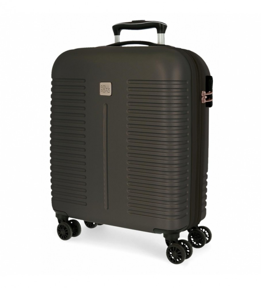 Mala de viagem Roll Road Cabin expansível Roll Road India, antracite - 40x55x20cm -