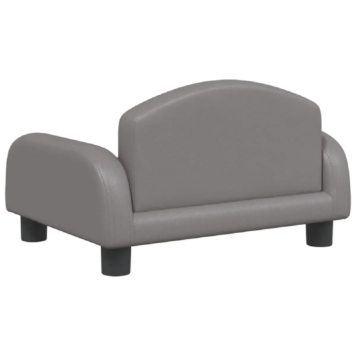 vidaXL Canapé Enfant Gris