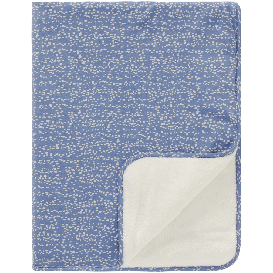 Noppies Laken für die Wiege Teddy Fancy Dot crib blanket Colony Blue