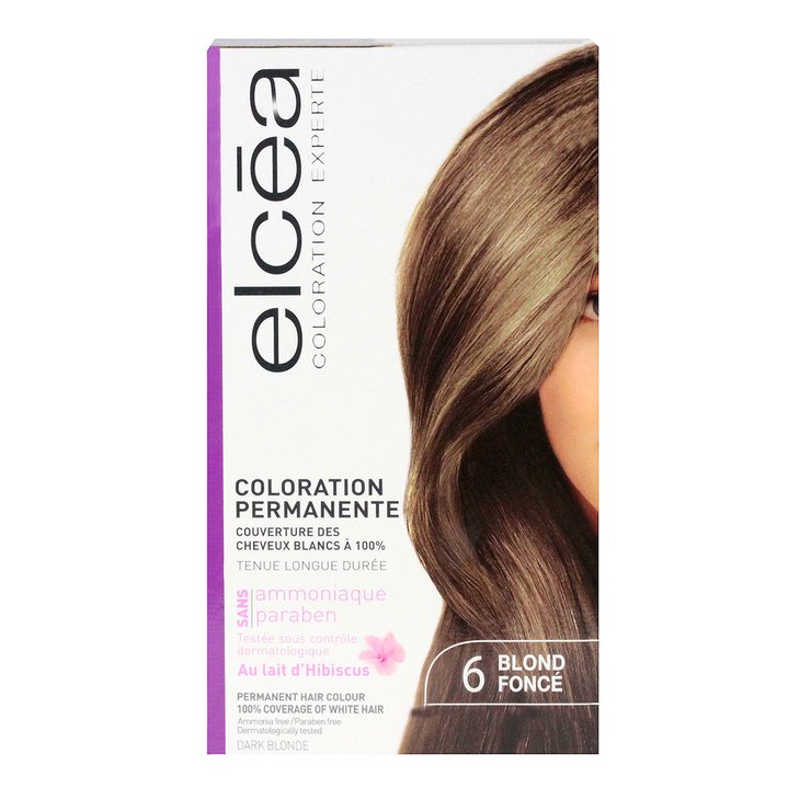 Coloration permanente couleur 6 blond foncé