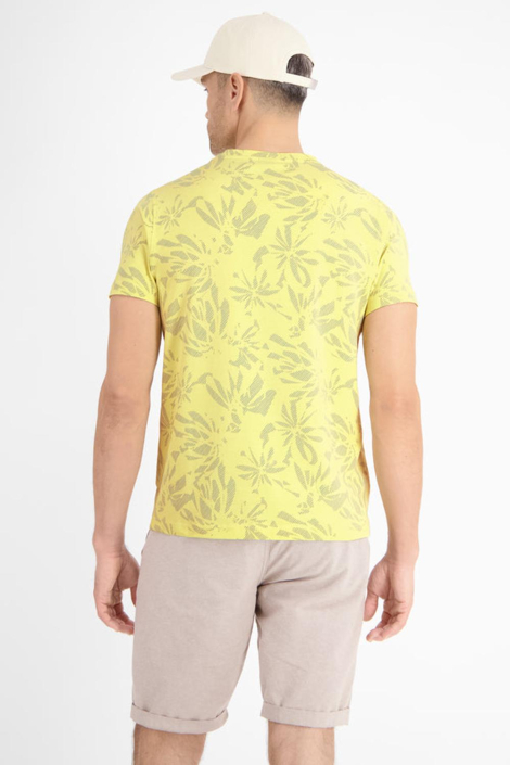 Lerros gele heren t-shirt