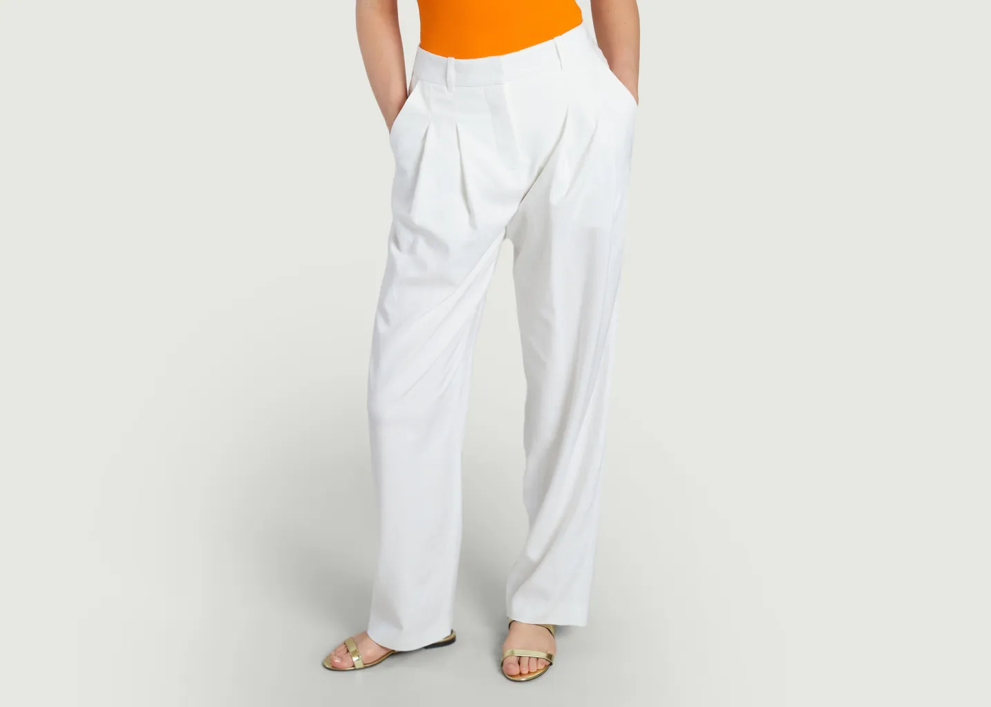 Pantalon large Luzy Samsoe Samsoe