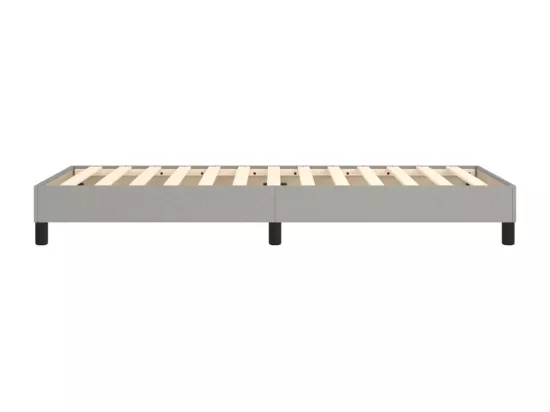 Sommier à lattes de lit Gris clair 80x200 cm Tissu