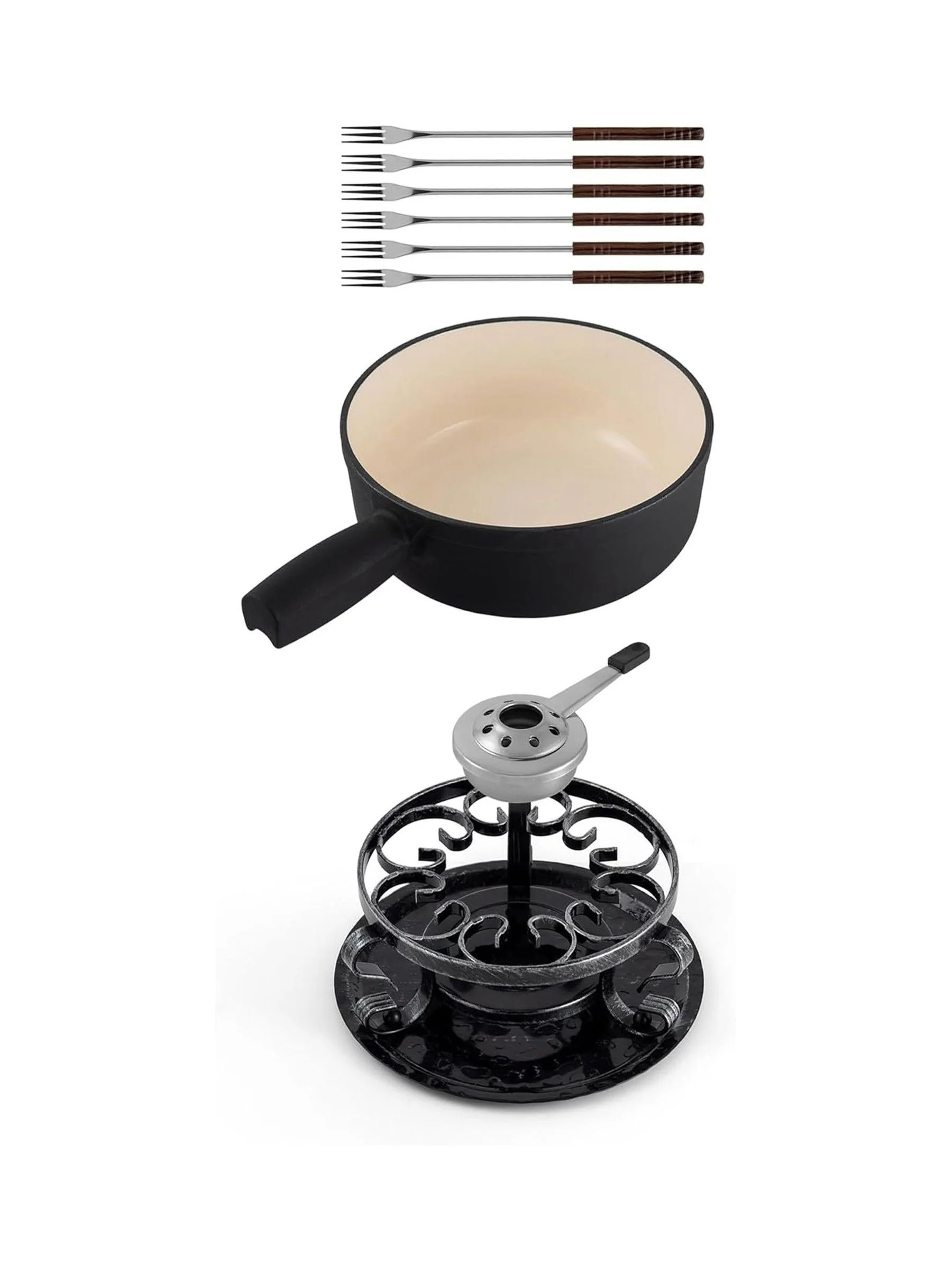 Swissmar 9 Piece Lugano Foundue Set